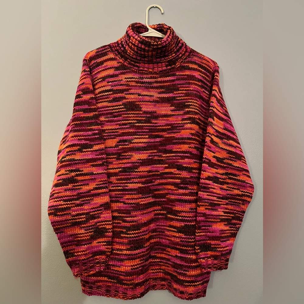 KL Concepts Colorful Knit Turtleneck